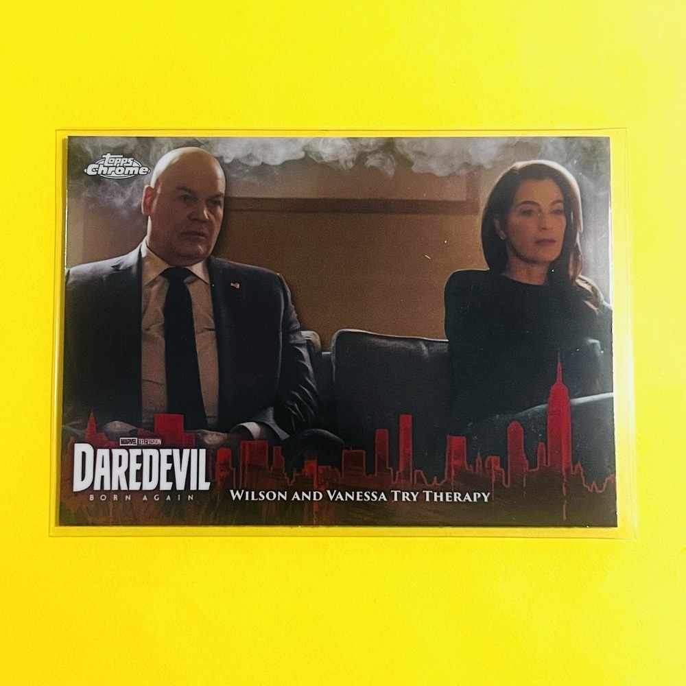 2025 Topps Marvel Studios‎ Chrome DD-18 Wilson & Vanessa Fisk Daredevil